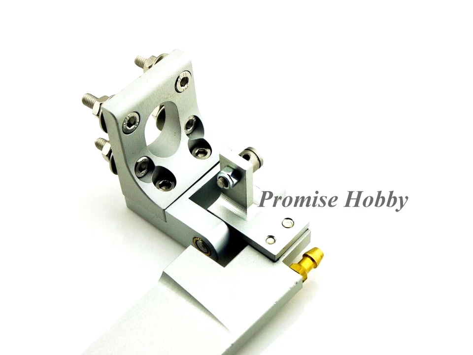 CNC Aluminum Short Arm 70mm X 160mm Dual Water Pickups Rudder for RC Model Boat - Image 4 of 4