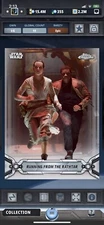 Topps Star Wars Digital Card Trader White Topps Chrome Legacy Running Insert