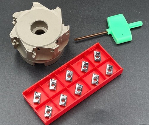 10x APKT 11T304-AL (K10-K15) für ALU + 1x Messerkopf 63-Z7-22 mit IK  - Picture 1 of 2