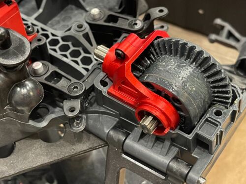2pcs F&R Aluminum differential Diff Yoke Arrma Kraton 4s V2 BLX 4x4 silver - Picture 4 of 4