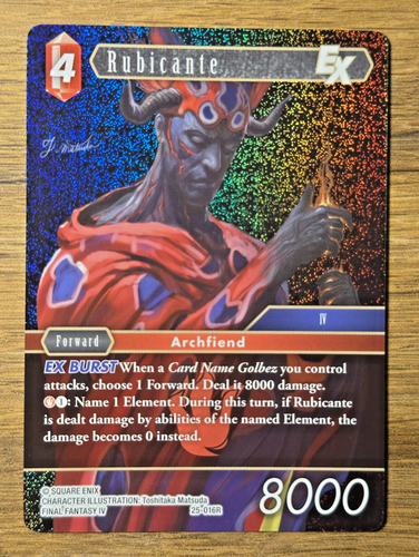 Tarjetas coleccionables Final Fantasy TCG Opus 25 XXV - Lágrimas del planeta *LÁMINA* individuales - Imagen 15 de 91