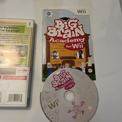 Big Brain Academy For Wii (Nintendo Wii, 2007) With Manual PAL - Picture 4 of 5