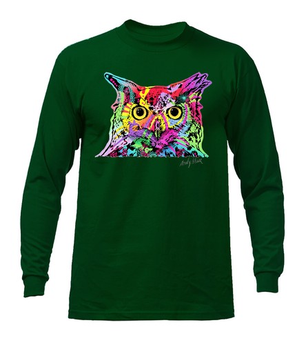 Colorful Owl Animal Pet Long Sleeve - Picture 6 of 12