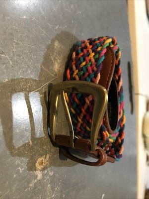 Vtg Womens SM/Med Leather Belt Lot Woven Multi Color Braided Capezio Leather Capezio | Accessories | Vintage Lot Multicolor Black Braided  main image 3