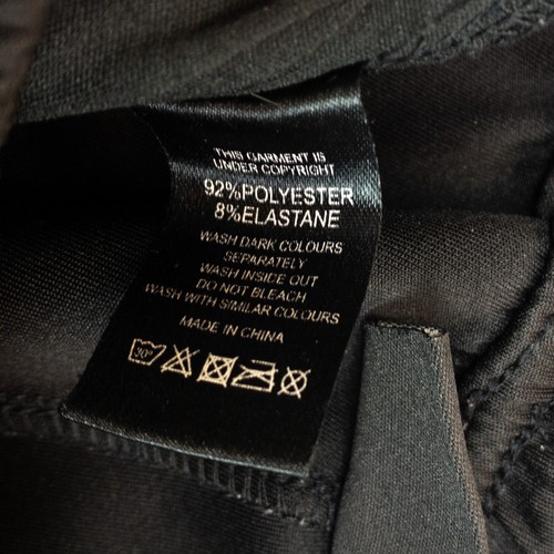 Gym King Black Logo Slim Fit Ankle Zip Drawstring Jogger Trousers - Size M - Picture 7 of 14