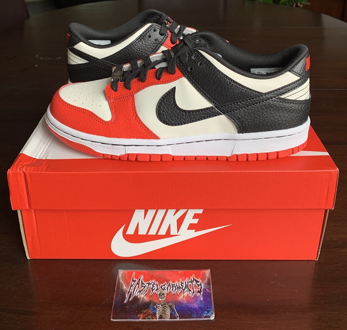 Nike Dunk Low EMB NBA 75th Anniversary Chicago DO6288-100 GS Size