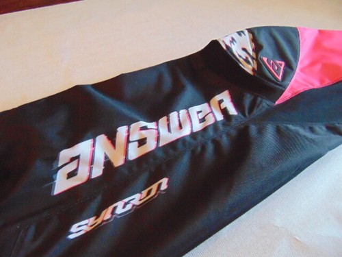 Answer Black Magenta Grey W2R A23.5 Syncron Meltdown Pants Women size 12 - Picture 6 of 8