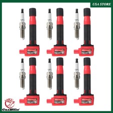 For 2010-2013 Acura MDX 3.7L Iridium Spark Plug Ignition Coil High Performance