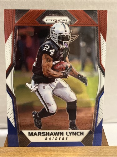 Marshawn Lynch 2017 Panini Prizm Red White & Blue Prizm ##84