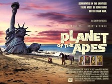 PLANET OF THE APES 1968 quad poster print 30x04" Charlton Heston Roddy McDowall