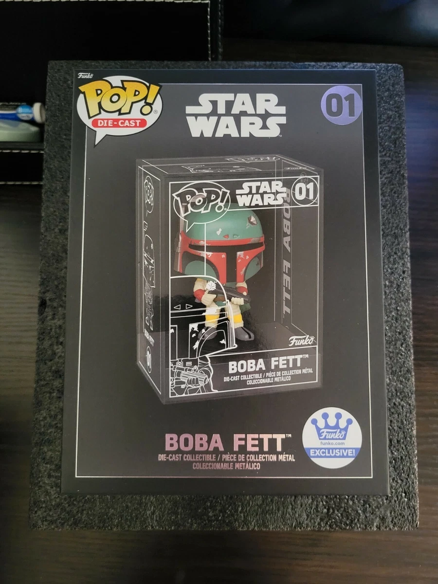 Funko Pop Star Wars - #01 Boba Fett (Die-Cast Funko Exclusive) CHASE EDITION