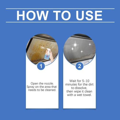 1x 100ml Foam Spray,Removes Kitchen Grease,Multi-purpose Cleaner Best - Picture 12 of 12