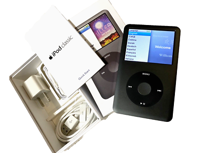 iPod classic第7世代 SD128GB 銀　2000mAh iPod classic第7世代 SD128GB 銀 クリアケース フィルム付 iPod