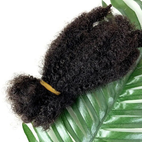 Afro Curly Locks HairExtensions Microlocs Flechthaar Großhaar zum Flechten - Bild 17 von 25