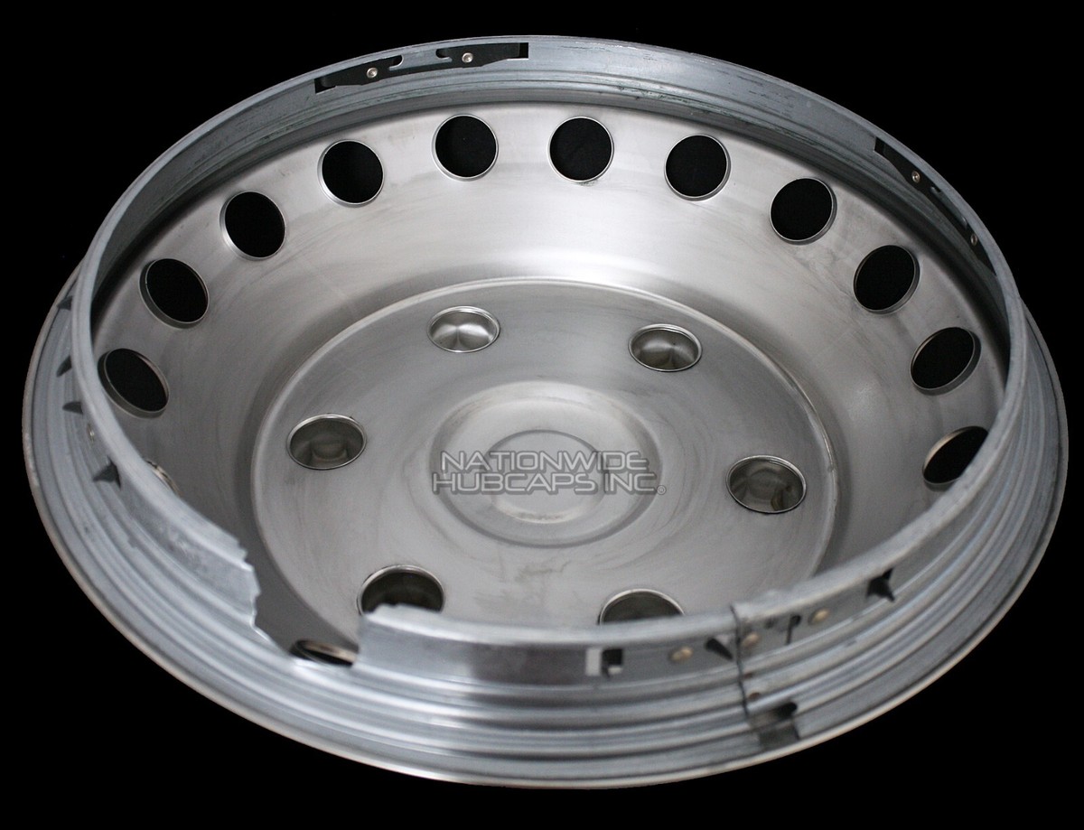 Front Hubcap / Wheel Simulator For Sprinter Van (09-2023) 16" Dual Wheel - Stainless Steel