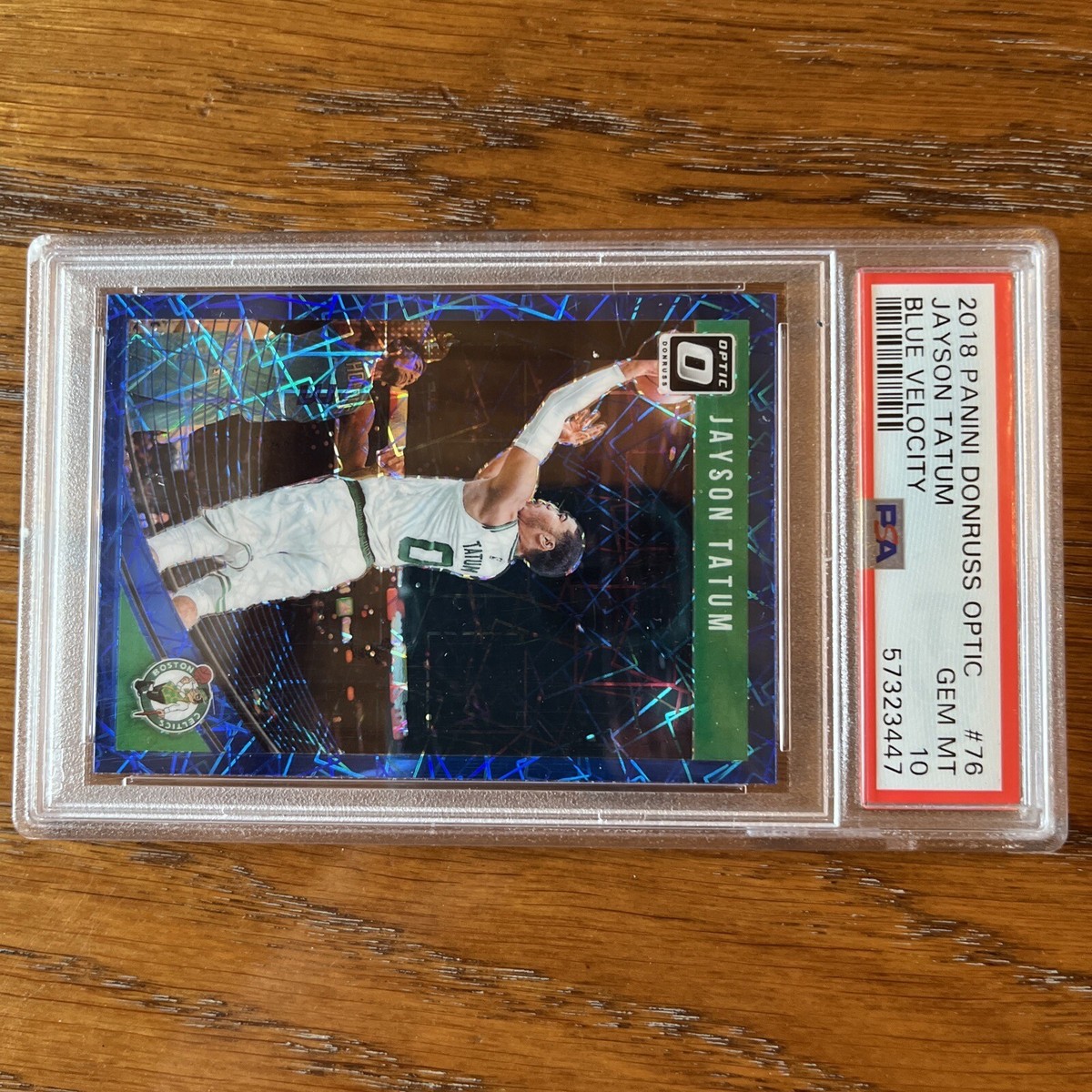 Panini Optic Jayson Tatum テイタム RC ホロカード Jayson Tatum 2017-18 Panini Donruss Optic Shock #198 Rookie