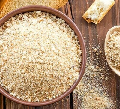 Crispy and Crunchy Bread Crumbs - 100 Gm It gives you a lighter coating