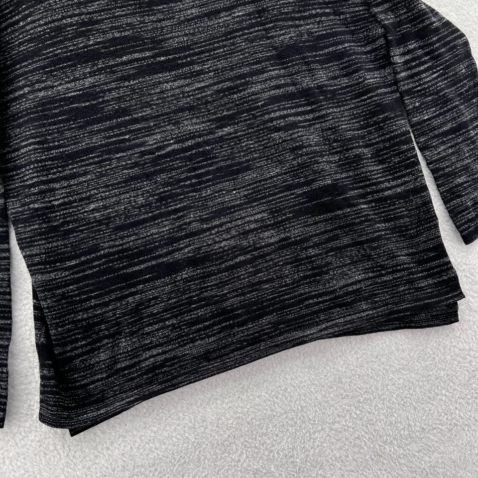 Suéter Kate Hill Mujer PS Negro Petites Pullover Cuello Redondo Top Manga Larga Foto 2 de 4