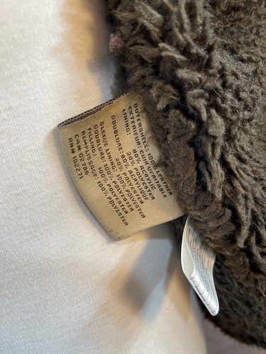 Columbia Suede Sherpa lined Jacket Mens XL Brown Button Up - Picture 10 of 12
