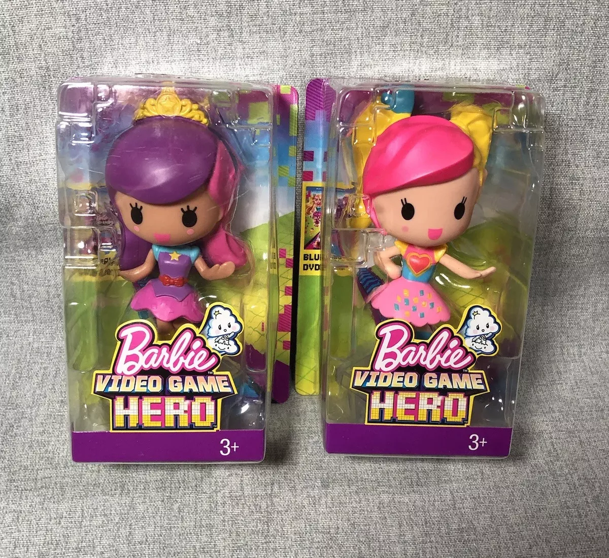 Barbie Toy Lot Of 2 Video Game Hero Barbie Junior Dolls 2016