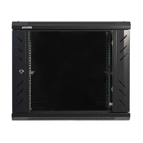 Aeons 9U Professional Wall-Mount 19-inch Network Server Rack Cabinet Low-Profile - Picture 9 of 13