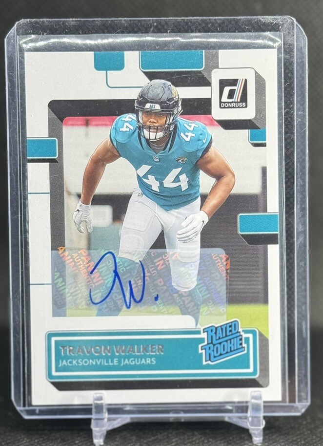 2022 Donruss Rated Rookies Autographs #325 Travon Walker