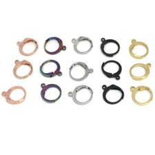Leverback Earrings Hooks - Stainless Steel Earwire Clasps Jewelry Making 20pcs