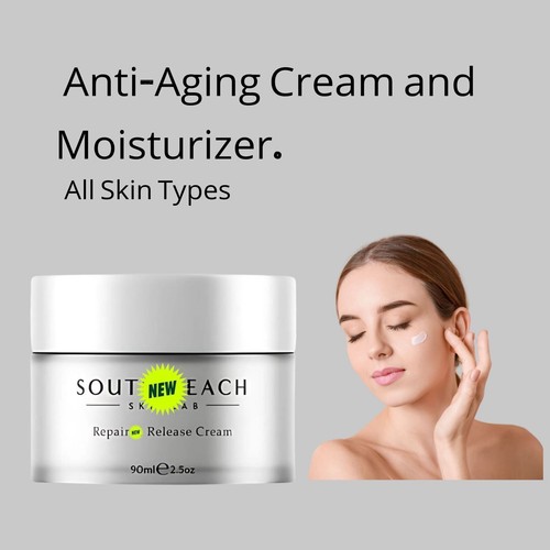 South Beach Skin Lab Repair Release Cream Anti Aging Wrinkles Remover (2 Pack)