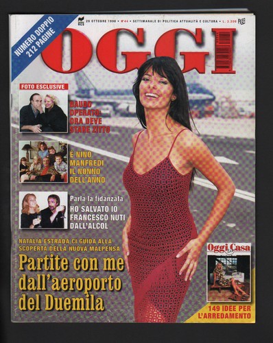 OGGI 44/1998 MALIPIERO NUTI AMEDEO MINGHI SUSANNA MESSAGGIO DOLCE E GABBANA - 第 1/1 張圖片