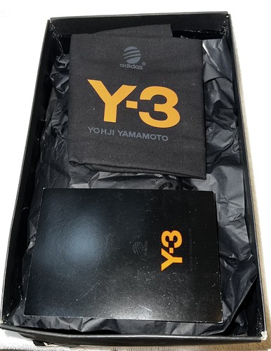 Yoshji Yamamoto Y-3 Driving Moccasins Shoes Black Sz 7.5 - Picture 7 of 7