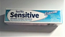 Natural White Sensitive Whitening Fluoride Toothpaste New in Unopened Box