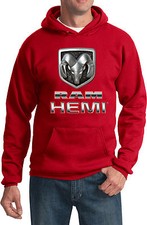 Mens Dodge Ram Hemi Logo Hoodie