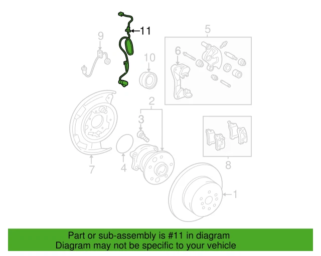 JUEGO DE CABLES SENSOR CONTROL DESLIZAMIENTO DERECHO E IZQUIERDO ORIGINAL TOYOTA AVALON CAMRY ES330 Foto 4 de 4