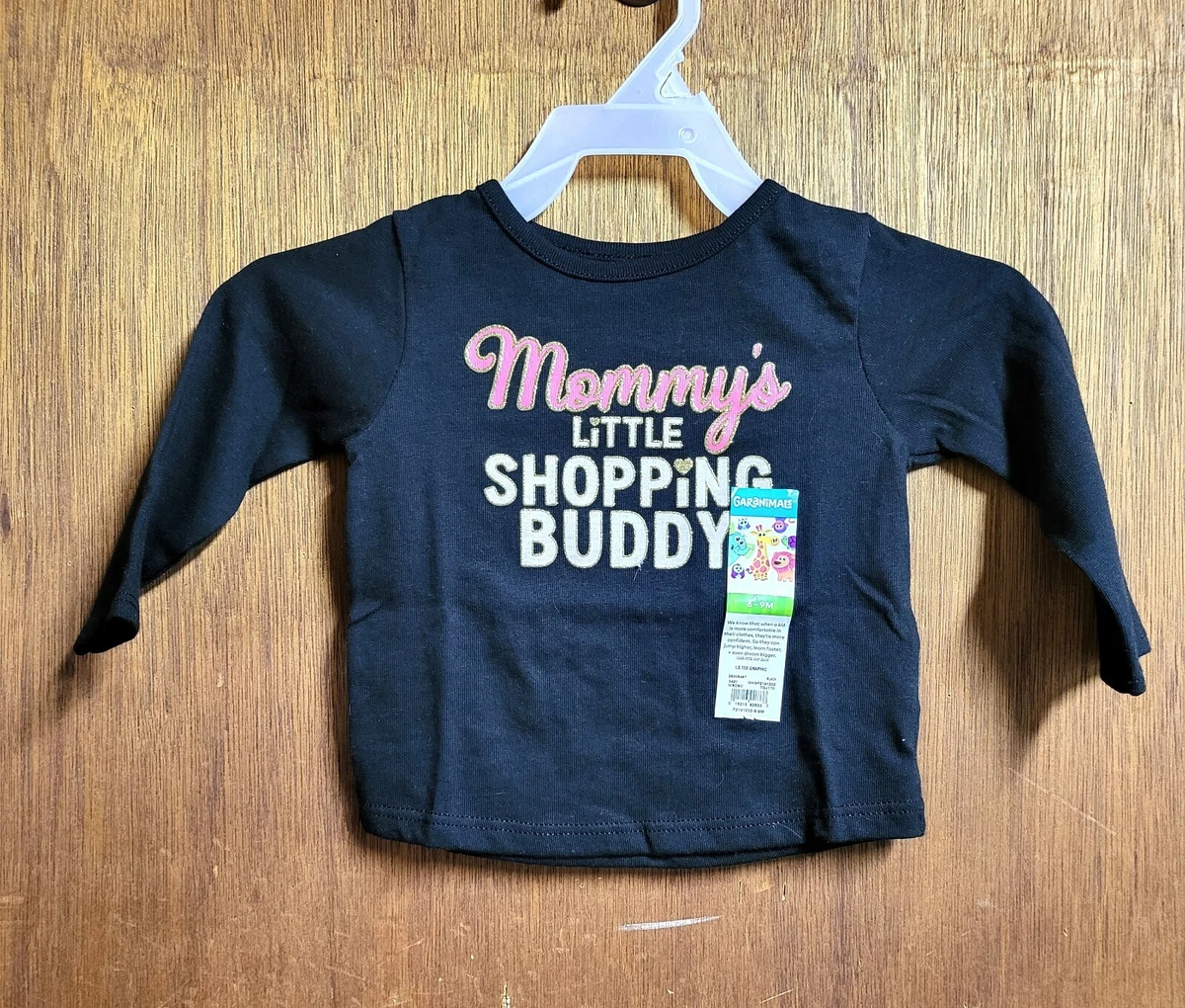 Black t top shirt 6-9 months