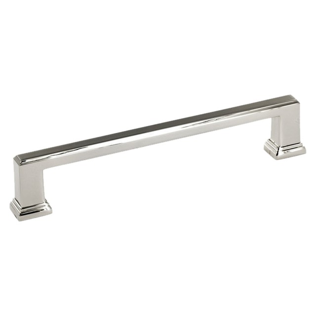 6 5 16 Center To 7 3 32 Long Polished Nickel Cabinet Pull P597160pn 6 5 16 Center To 7 3 32 Long Polished Nickel Cabinet Pull P597160pn