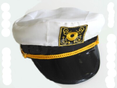 Captain's Hat Yachting Admiral Sailor Sailing Skipper Fishing Cap