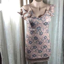 Astr Mini Lace Dress Large