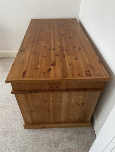 Bespoke Hand Made Large Solid Pine /Brass drawers Desk Table Excel. condition - Picture 5 of 12