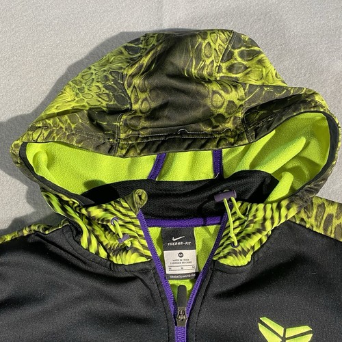 Nike Kobe Bryant Black Mamba Full Zip Giacca con Cappuccio Uomo Taglia M Pelle di Serpente - Foto 8 di 14