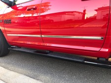 02 03 Dodge Ram 1500-3500 Quad Cab Rear Door Molding Trim RH Right LH Left sides