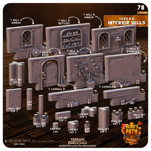 Tavern Set | TTRPG Scatter Diorama Dollhouse Miniature | Terrain Essentials - Picture 26 of 30