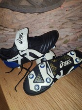 Vintage Asics SG Soccer Cleats Football Boots Size EUR 43.5 US 10