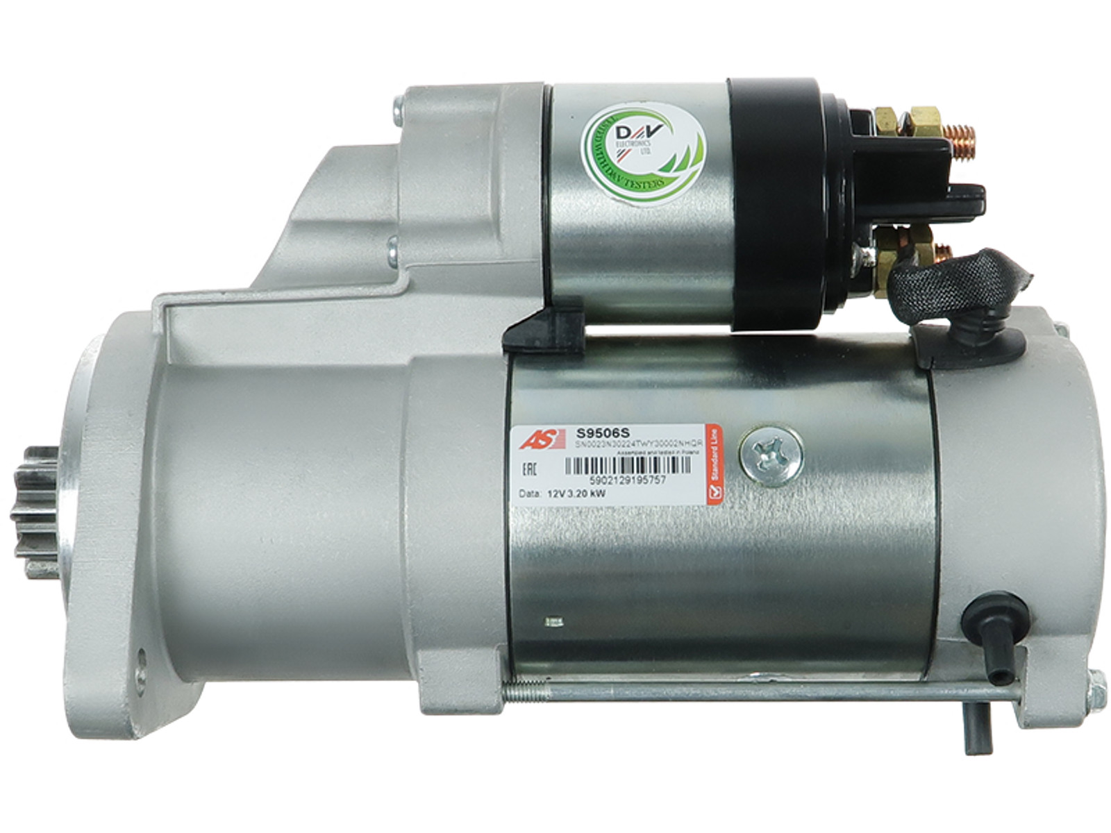 Brand New Starter Motor 12V 3.2kW 9T for DEUTZ-FAHR Series A 2013 OE MS645