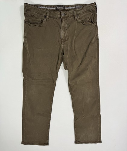 34 Heritage Herren 38x30 Braun Charisma Relaxed Straight Hose Twill Stretch