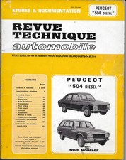 Revue technique Peugeot 504