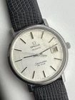 Omega Seamaster De Ville Mens 35mm Swiss Made Watch Vintage Silver Quartz Date