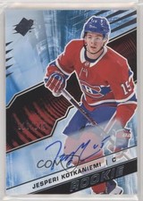 2018-19 SPx Rookies Tier 2 Auto 118/149 Jesperi Kotkaniemi #R-JK Auto df7