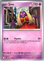Jynx 057/132 Common Mega Evolution Pokemon TCG