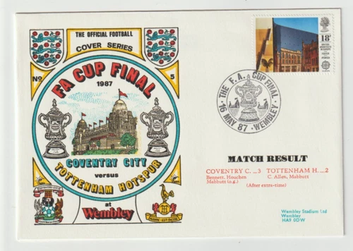 16/5/1987 UK GB Cover - The F.A. Cup Final - Coventry City v Tottenham Hotspur