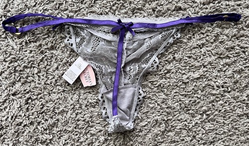 NWT Victoria’s Secret Vintage Very Sexy V-string Thong Panty Size L RARE - Picture 3 of 5